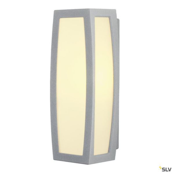 Applique led Meridian Box 20W gris argenté - Réf. 230044