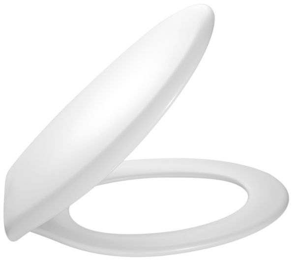 Abattant BRIVE avec charnières métal blanc Réf. E4357G-00