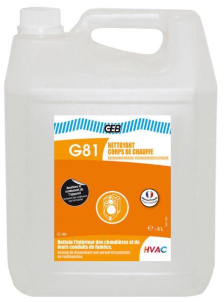 G81 nettoyant corps de chauffe 5 litres