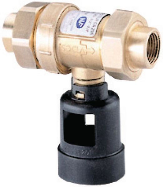 Disconnecteur antipollution à zone de pression réduite non contrôlable CA 2096 femelle-femelle D20x27mm avec siphon femelle réf 149B3782