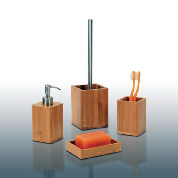 Porte savon bambu a poser naturel réf. BA113500300