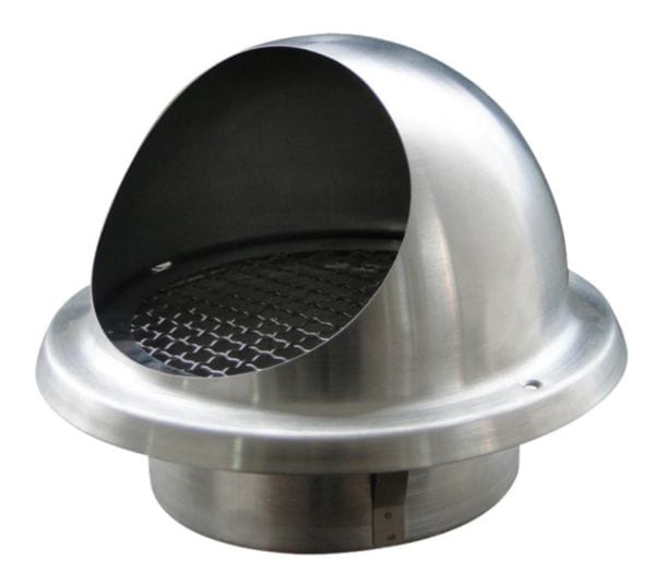 Image principale de Prise d air murale inox 160 Réf: 461004