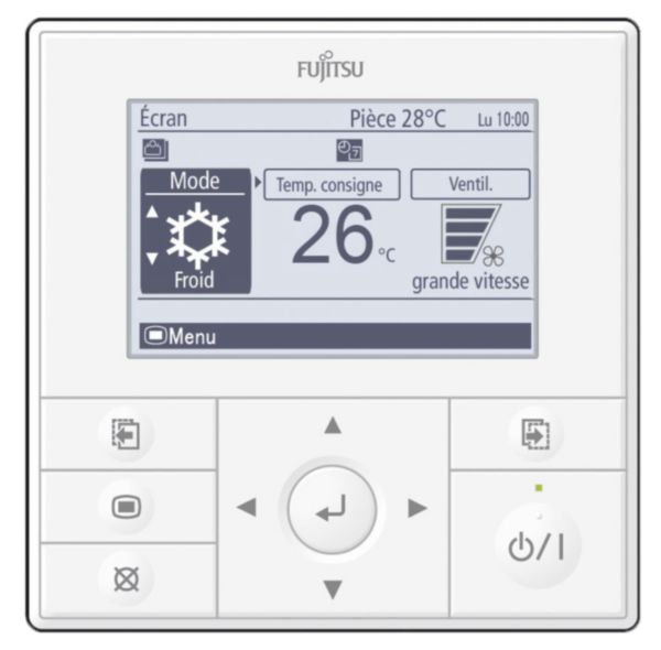 Télécommande filaire individuel UTY-RVNYM : réf. 875019