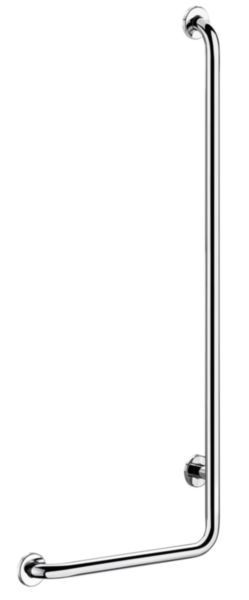 Barre en L de douche diamètre 32 mm 1150 x 450 mm Inox réf. 5071GP2