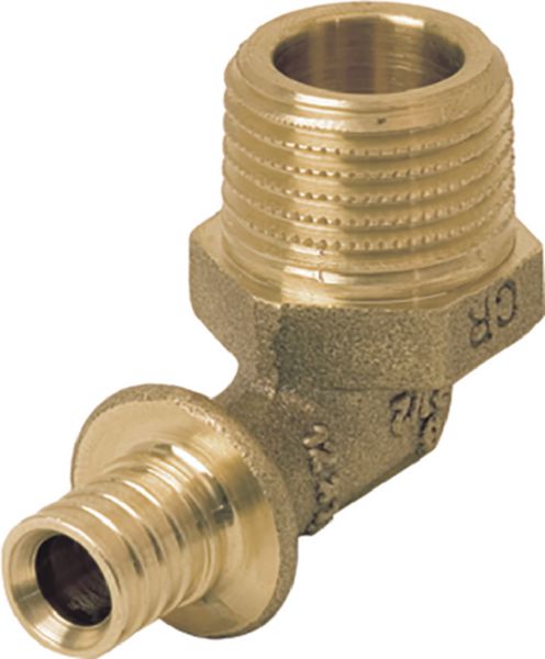 Coude à 90° diamètre 12-12x17 mâle en laiton Réf 11691341001