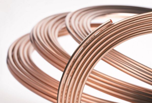 Tube cuivre NF recuit diamètre : 22 mm épaisseur : 1 mm couronne de 35 mètres Réf. 2821028077965