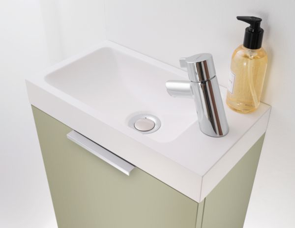 Plan moule lave mains blanc brillant L 40 P 22 réf. MUDO01