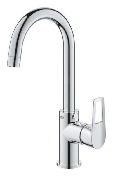 Mitigeur monocommande Lavabo Taille L BauEdge Chromé GROHE 23760001