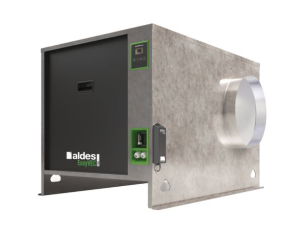 Image principale de Caisson d'extraction EasyVEC® C4 PRO Micro-Watt avec un débit de 4000 m³/h. (certification C4 : 400 °C - 1/2 heure) - 2 aspirations latérales 11034967