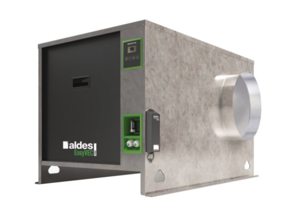 Image principale de Caisson d'extraction EasyVEC® C4 ULTRA Micro-Watt+ avec un débit de 3000 m³/h. (certification C4 : 400 °C - 1/2 heure) - 2 aspirations latérales 11034979