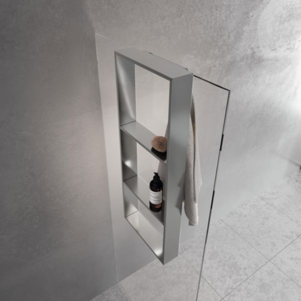 Porte-objets 35x90 silver Réf. R90AKFPO3590-B