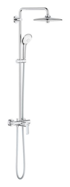 Colonne de douche avec mitigeur  monocommande chromé Euphoria System 260 Réf. 27473002