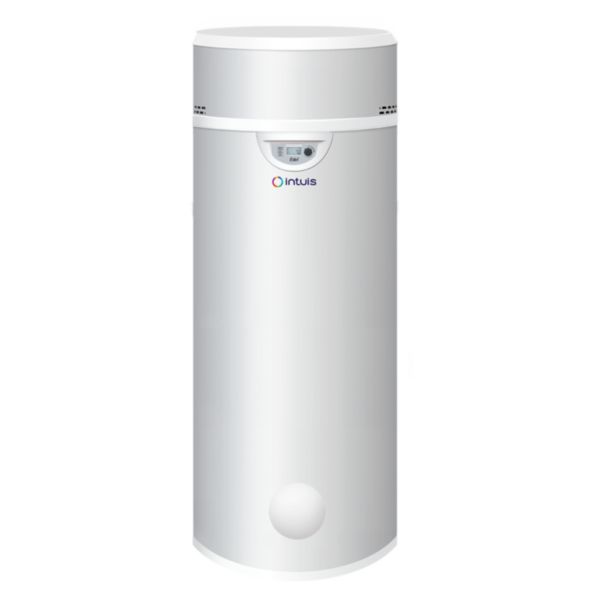 Image principale de Chauffe-eau thermodynamique EDEL 270L sur boucle d'eau ou RCU, mural, monobloc, R290, inox, appoint électrique 1,2 kW Réf. 352431