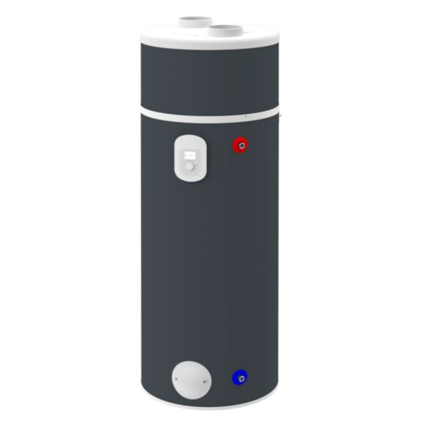Chauffe-eau thermodynamique EDEL NATIV 270L sur air ambiant/ext, Ø 160 mm, sol, monobloc, R290, inox, appoint électrique 1,2 kW Réf. 353432