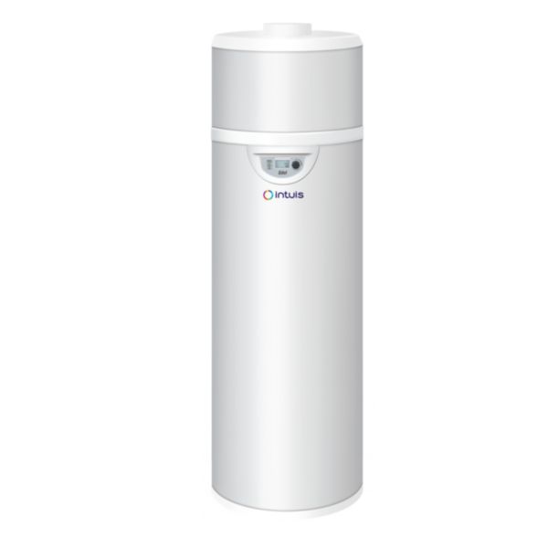 Chauffe-eau thermodynamique EDEL 170L air conduit collectif, Ø 80/125 mm, mural, monobloc, R290, acier émaillé, appoint éle 1 kW Réf. 353732