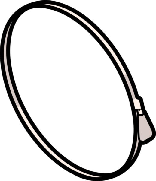 Collier de serrage pour gaine - Ø 160 mm Réf. 754712