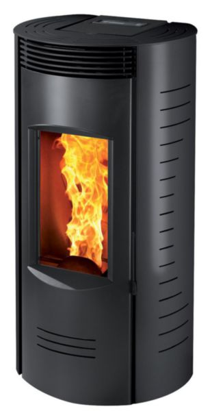 Poêle à granulés débrayable ROSELIN IAC9 noir 9KW C077FE-06-IAC9 Réf. C077FE-06-IAC9