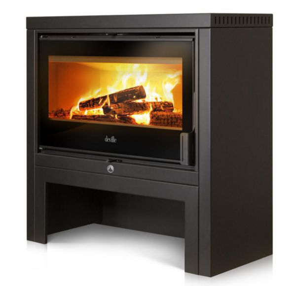 Poêle à bois en acier CASTILLON 11KW C077BR-06 Réf. C077BR-06