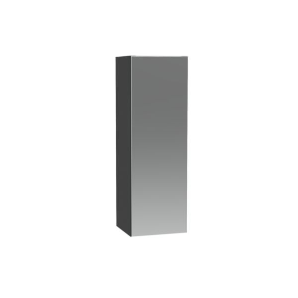 Armoire de toilette Alterna PLENITUDE gris caviar H60 cm L20 cm P19 cm 1 porte version droite