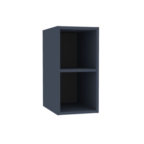 Niche sous vasque avec tablette Alterna PLENITUDE bleu indigo L30 cm H60 cm P44cm pour meuble 2 tiroirs