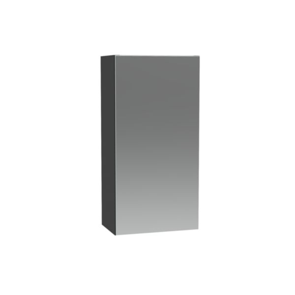 Armoire de toilette Alterna PLENITUDE noir mat H60 cm L30 cm P19 cm 1 porte version droite