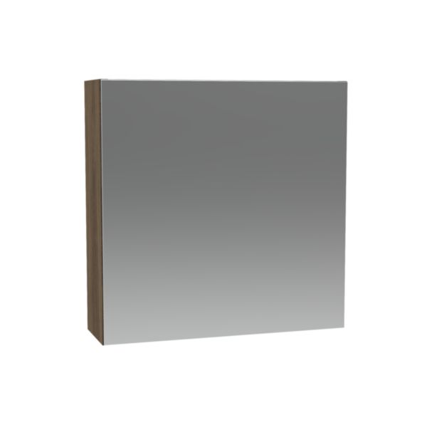 Armoire de toilette Alterna PLENITUDE chêne noisette H60 cm L60 cm P19 cm 1 porte version droite