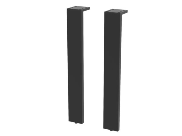Pieds pour meuble Alterna PLENITUDE / DAILY finition noire hauteur 30 cm