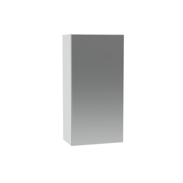 Armoire de toilette Alterna PLENITUDE blanc brillant H60 cm L30 cm P19 cm 1 porte version gauche