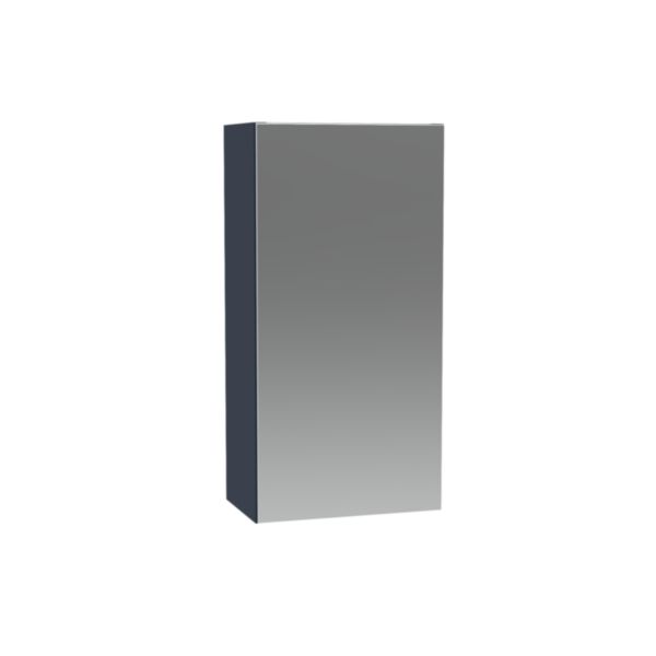 Armoire de toilette Alterna PLENITUDE bleu indigo H60 cm L30 cm P19 cm 1 porte version gauche