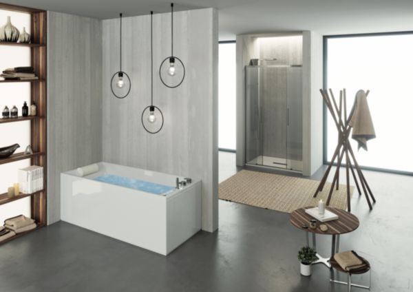 Tablier BIOCRYL façade 170 blanc pour baignoires CONCERTO 170 KINEPLUS ROMANZA 180 JAVA Réf. TAKSH17170B