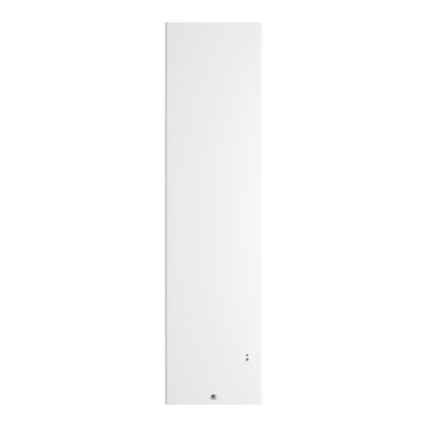 Radiateur chaleur douce connecté Ingénio 5 vertical 1000W Blanc mat - gain de place, double corps de chauffe : aluminium + façade chauffante réactive, pilotage intelligent, boitier de commande digital Réf. 429356