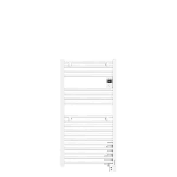 Radiateur sèche-serviettes connecté Wifi et pilotage intelligent - Nebora sans soufflerie 500W blanc brillant Réf. 851380
