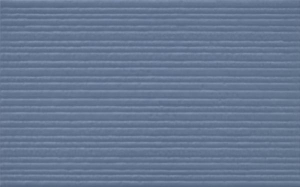 Faïence Arte Deco Limbo bleu line décor 25 x 40 cm