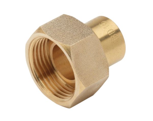 Raccord 2 pièces e 20x27 cu 16 (2) NF Réf. 0390408