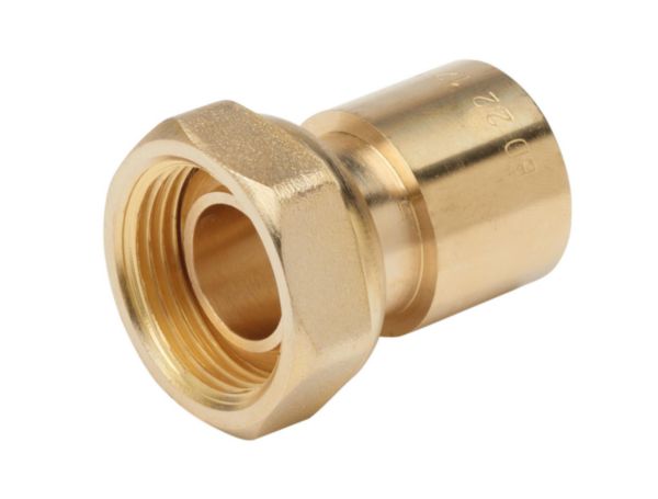 Raccord 2 pièces e 20x27 cu 22 (2) NF Réf. 0390422