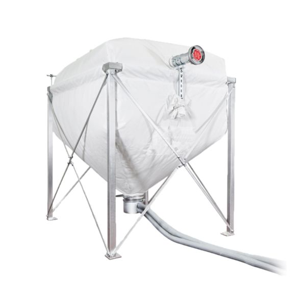 SILOFLEX C 6500-  SILO TEXTILE A GRANULES  AVEC OSSATURE METALLIQUE  CAPACITE 6