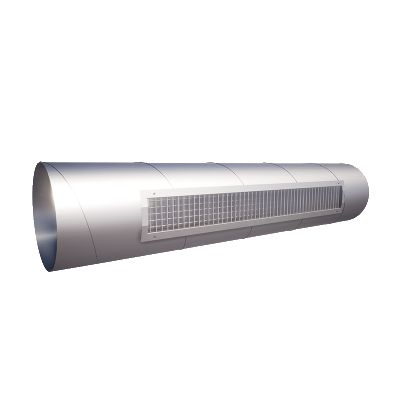 Grille de soufflage ou reprise SF130 pour conduits circulaires - 525 x 75 mm Réf. SF130 - 525X75