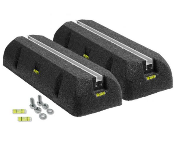 Support sol caoutchouc SUMO 600 mm avec petit rail réf. 6868-060-01