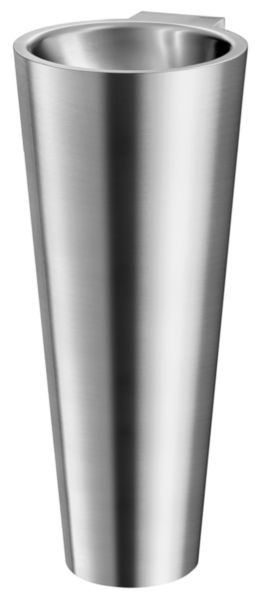 Lavabo BAILA sans trou rob. sans trop plein Inox 304 satiné Réf. 120170