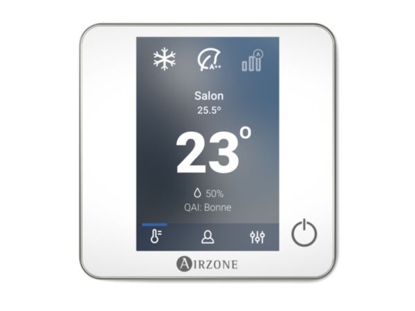 TH IBPRO6 COULEUR AIRZONE BLUEFACE FIRST FILAIRE BLANC