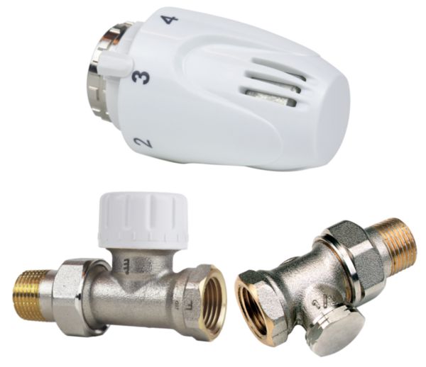 Kit Tête thermostatique Altech M30 VT 0,7 + corps 15x21 droit + coude droit 15x21