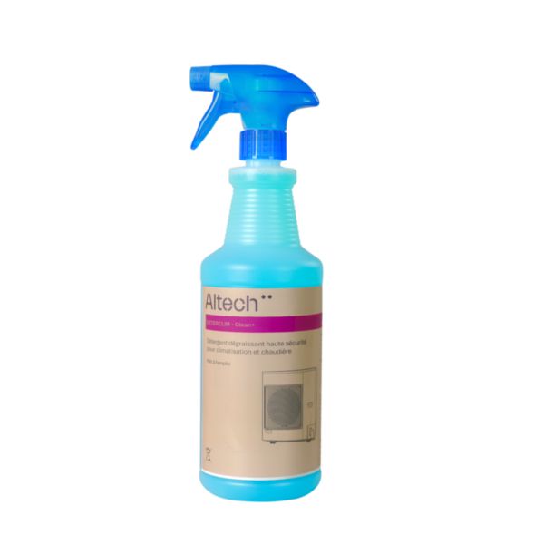 Détergent dégraissant haute sécurité DETERCLIM pour climatisation et chaudière 1L - Clean+ Altech