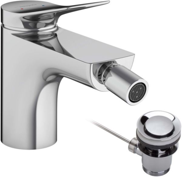 Mitigeur bidet VIVENIS avec tirette et vidage Chromé Réf. 75200000