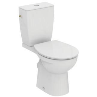 Pack WC surélévé sans bride Ulysse+ carénée sortie horizontale avec kit de fixation, abattant et charnière inox Réf. P015701