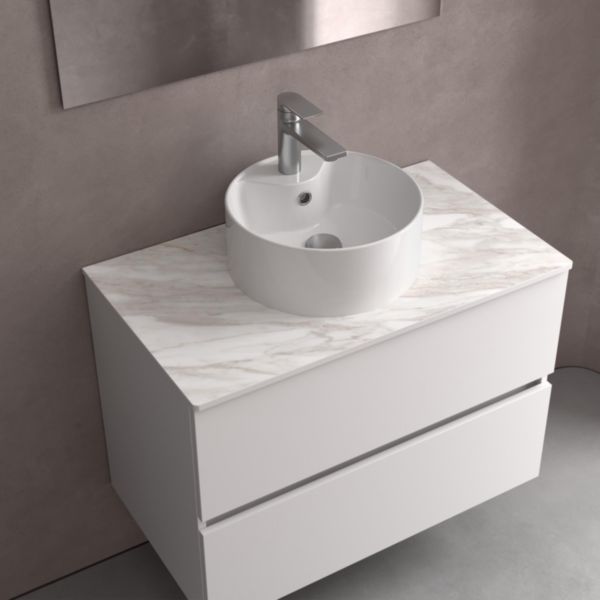 Vasque à poser LISBOA SOLID SURFACE D 360 x 140 mm  Réf.90771