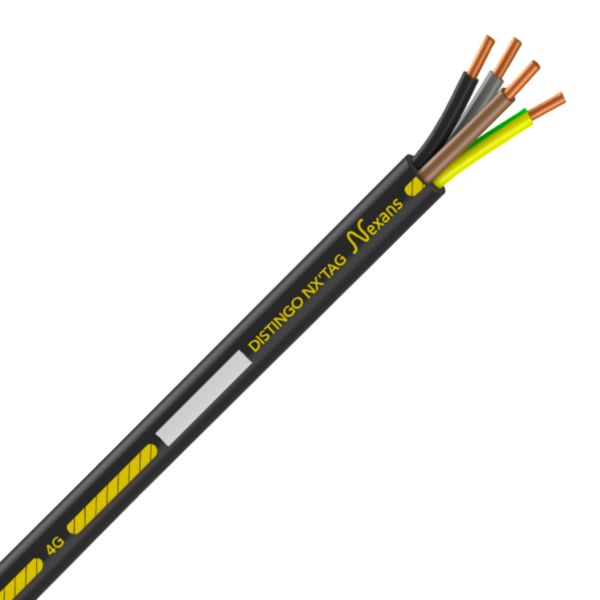 Câble rigide U-1000 R2V 4G2,5 - couronne de 50 mètres