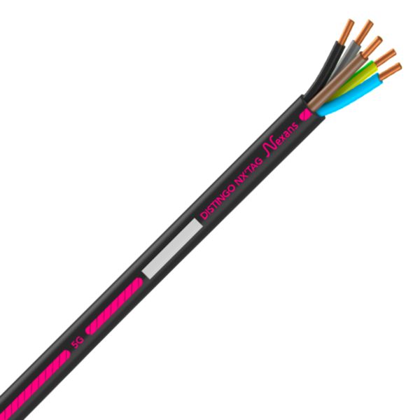 Câble rigide U-1000 R2V 5G1,5 - couronne de 50 mètres