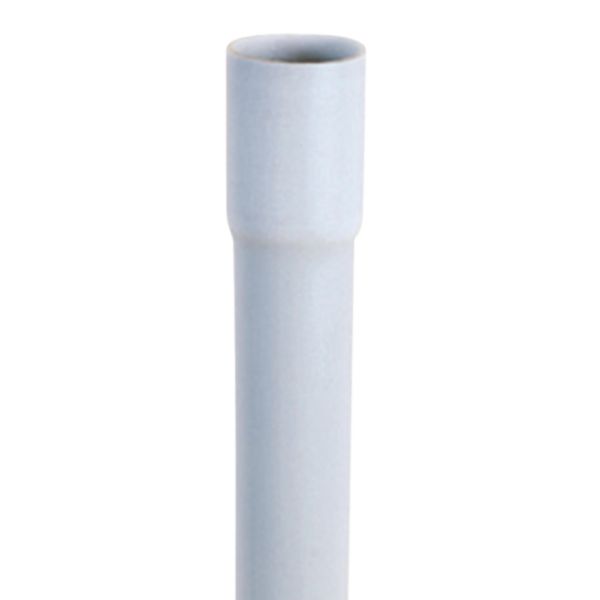 Tube IRL - conduit rigide tulipé - diamètre 20 mm - gris - longueur tube 2 mètres Réf. DX27620
