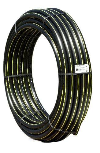 Tuyau en PE100 Gaz diamètre 32 mm épaisseur 3,0 mm 10B P5 couronne de 50m Réf. 18965