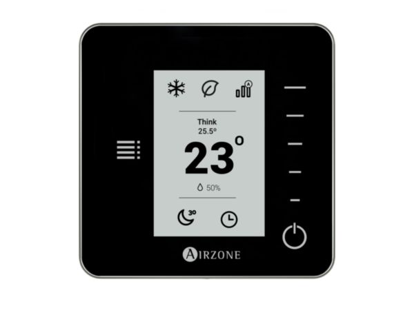 Image principale de Thermostat monochrome airzone ibpro6 radio noir Réf: azce6thinkrn